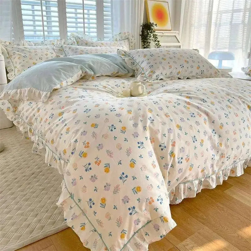 Ruffles Duvet Cover - 400TC Thread Count - Julia M LifeStyles