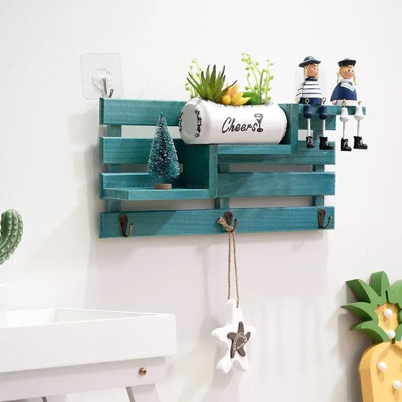 Rustic Wall-Mounted Key Storage Shelf by Julia M Home & Kitchen - Julia M LifeStyles