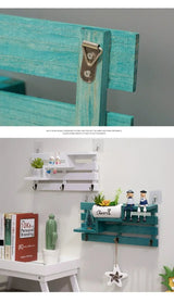 Rustic Wall-Mounted Key Storage Shelf by Julia M Home & Kitchen - Julia M LifeStyles