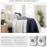 Elegant Taupe Cotton Waffle Quilt Set with Pillow Shams for Full/Queen Bed Julia M LifeStyles