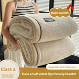 Plush Warm Winter Blanket A Grade Coral Fleece Flannel Soft Thick Bed Blankets for Sofa Single Double Couple Furry Bedspread Julia M LifeStyles