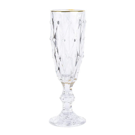 170ml Luxurious Crystal Champagne Glasses Transparent Thickened Retro Cocktail Glass Red Wine Goblet Wedding Party Accessories Julia M LifeStyles