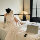 Plush Warm Winter Blanket A Grade Coral Fleece Flannel Soft Thick Bed Blankets for Sofa Single Double Couple Furry Bedspread Julia M LifeStyles