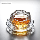 Elegant Frosted Japanese Glass Tea Cup – Single Serve Delight Julia M Home & Kitchen