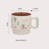 Elegant Bear Valley Ins Style Ceramic Mug