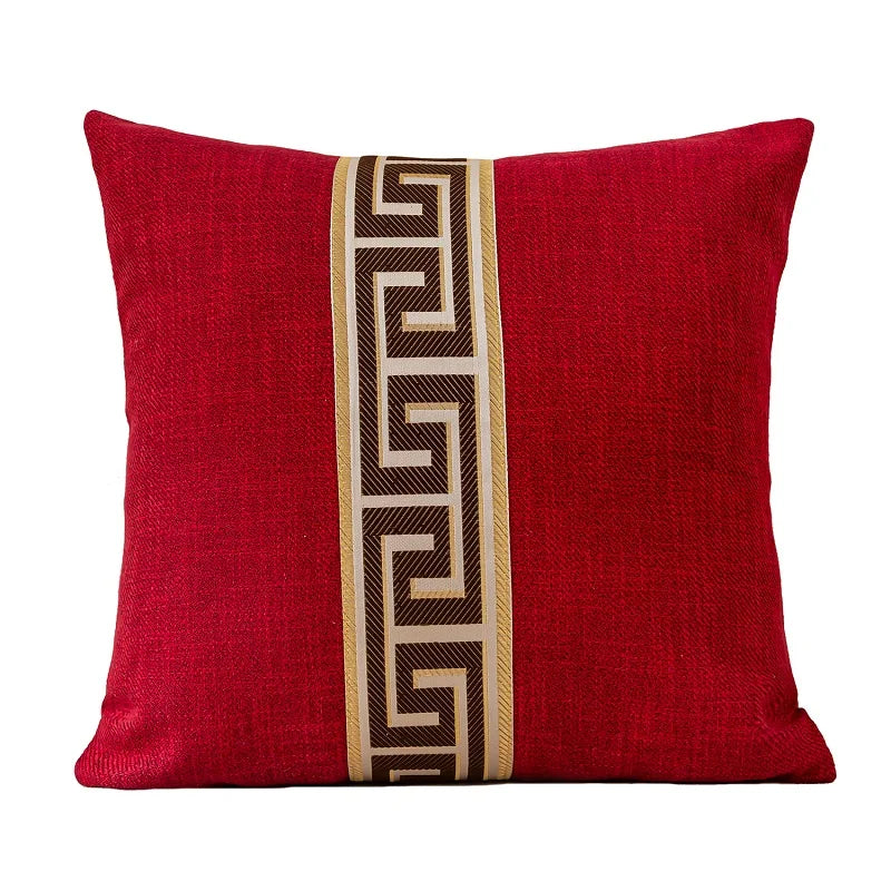 Cotton Linen Cushion Cover - Nordic Style Geometry 45x45cm - Julia M LifeStyles