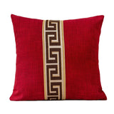 Cotton Linen Cushion Cover - Nordic Style Geometry 45x45cm - Julia M LifeStyles