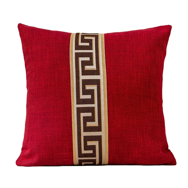 Cotton Linen Cushion Cover - Nordic Style Geometry 45x45cm - Julia M LifeStyles