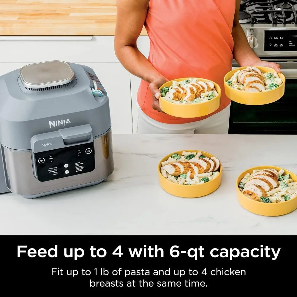 SF301 Speedi Rapid Cooker & Air Fryer, 6-Quart Capacity, 12-in-1 Functions to Steam, Bake, Roast, Sear, Sauté, Slow Cook Julia M Home & Kitchen