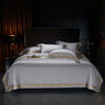 Luxury Gold Embroidery Bedding Set 1400TC Egyptian Cotton Soft Silky Queen King Duvet Cover Set With Sheet Pillowcases Bed Set