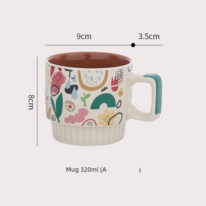 Elegant Bear Valley Ins Style Ceramic Mug