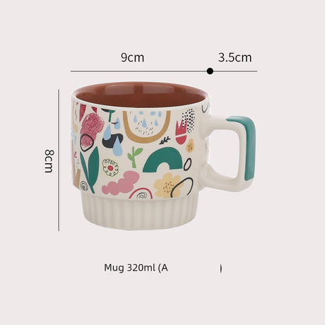 Elegant Bear Valley Ins Style Ceramic Mug
