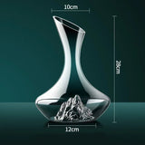 2000ml Crystal Glass Wine Decanter - Elegant Quick Dispenser for Reds and Whiskey Julia M LifeStyles