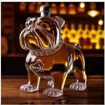 Decorative Glass Bottles - Whiskey, Sea Turtles, and Dogs - Julia M LifeStyles