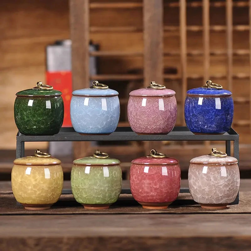 Modern Ceramic Airtight Storage Jar for Tea, Coffee, and Sugar Julia M LifeStyles