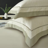 Luxury Long Staple Cotton Bedding 4/7Pcs, Sateen Weave Natural Super King Soft Chic Patchwork Duvet cover Bed Sheet Pillowcases