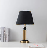 Metal Bedroom Bedside Lamp Modern Simple Cloth Cover Decorative Desk Lamp Nordic Hotel Living Room Office Reading Lamp