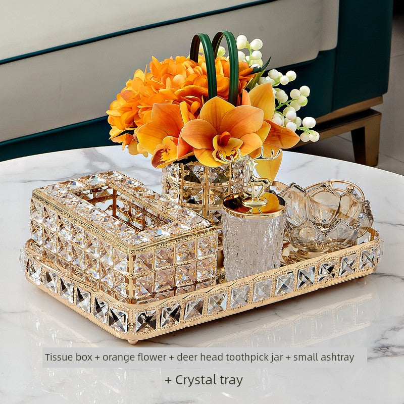 Elegant Crystal Tissue Box - Upgrade Your Space - Julia M LifeStyles