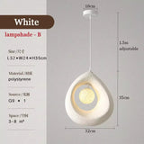Pendant Lights Japanese Wabi Sabi Minimalist Bedroom Kitchen Island G9  LED Chandeliers Living Room Hanging Lamps