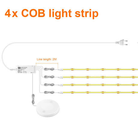 Dimmable LED Acoustic Board Wall Lamp for Bedroom & Display Use Julia M LifeStyles