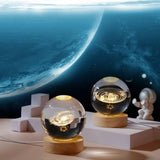 Unique 3D Crystal Ball Lamp with Galaxy and Planetary Projections USB Night Light for Cozy Atmosphere plasma ball Julia M LifeStyles