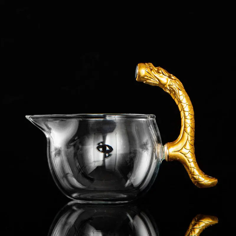 Dragon Automatic Tea Set Magnetic Suction Glass Lazy Kung Fu Teapot Set Household Heat-resistant Tea Maker Julia M LifeStyles