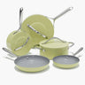 Ceramic Cookware Set Nonstick Pots and Pans Set 8-Piece - Non-Toxic & PTFE/PFOA/PFAS Free, Induction Cookware, Julia M LifeStyles