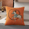 Horse 45cm Throw Pillow Cushion Covers Pack Of 1 Pcs Luxury Horse Embroidery Modern Style Couch Sofa Pillow Covers