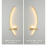 Modern LED Wall Lamp with Smart Remote Control for Bedroom and Living Room Julia M LifeStyles