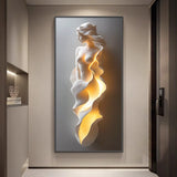Lumière Entrance Wall Art | Illuminated Abstract Canvas