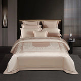4/7Pcs Luxury Soft Silky Egyptian cotton Damask Satin Bedding Set Super King Duvet Cover Flat Sheet/Fitted Sheet Pillowcases Julia M LifeStyles