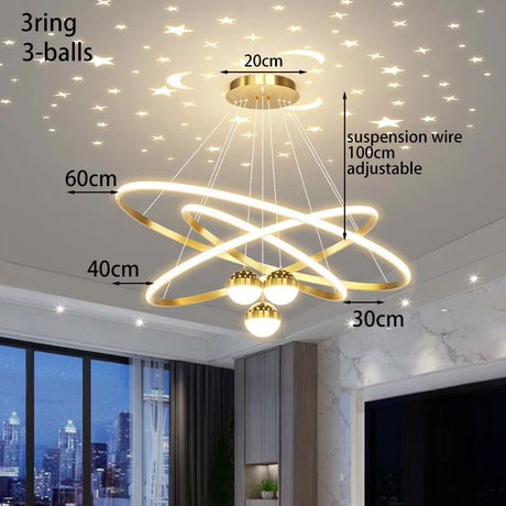Starry Sky Ceiling Pendant Lamp