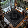 Luxury Retro Black Persian Carpet - Julia M LifeStyles