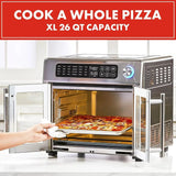 Emeril Lagasse Extra Large French Door Air Fryer Toaster Oven Combo, 24 Cooking Functions and Digital Controls, 7 Accessories In Julia M Home & Kitchen