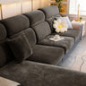 Thickened Elastic Silver Fox Fleece Sofa Cover