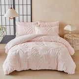 New Monstera Leaves Tufted Duvet Cover Set Single Double Bedding Set King Soft Comfortable Durable Quilt Cover and Pillowcases