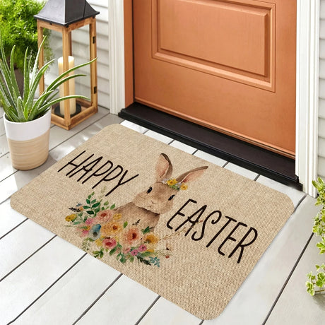 VIKAMA Cartoon Easter Carpet - Soft and Comfortable Bedroom Side Rug