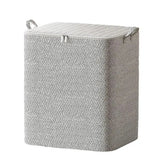 Non-woven Quilt Storage Bag with Lids Zipper Foldable Clothes Quilt Bins Container Large Capacity Dust-proof Bag Organize - Julia M LifeStyles
