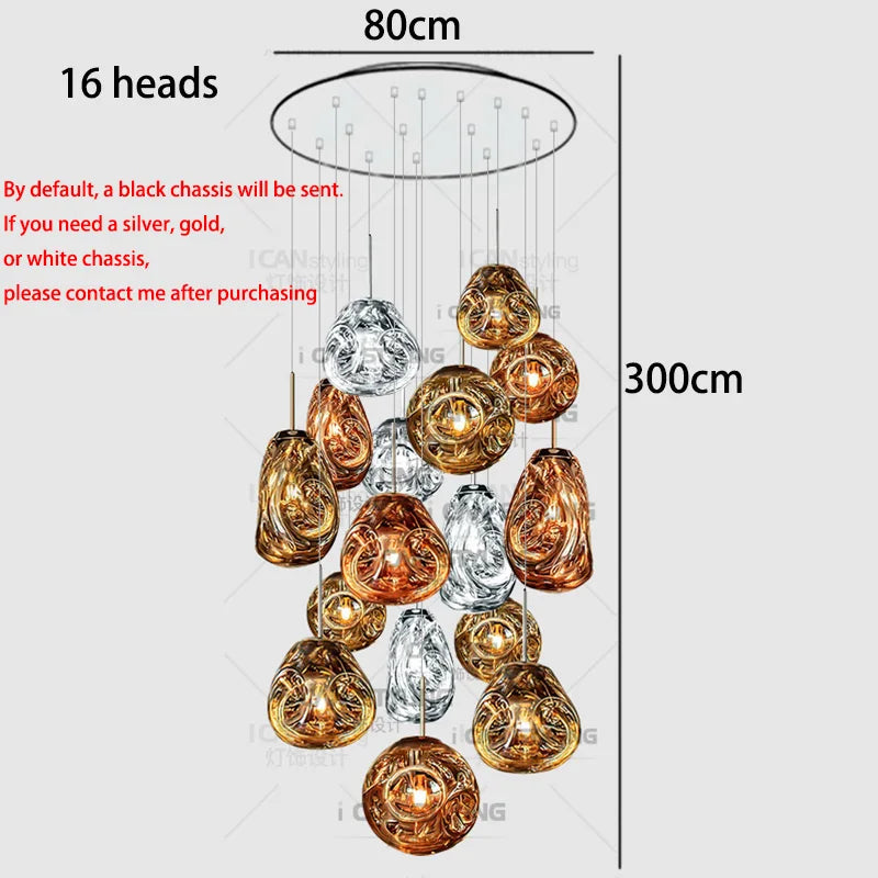 Modern Home Decor LED Lights Pendant Light Lamps for Living Room Chandeliers for Bedroom Hanging Light Indoor Lighting