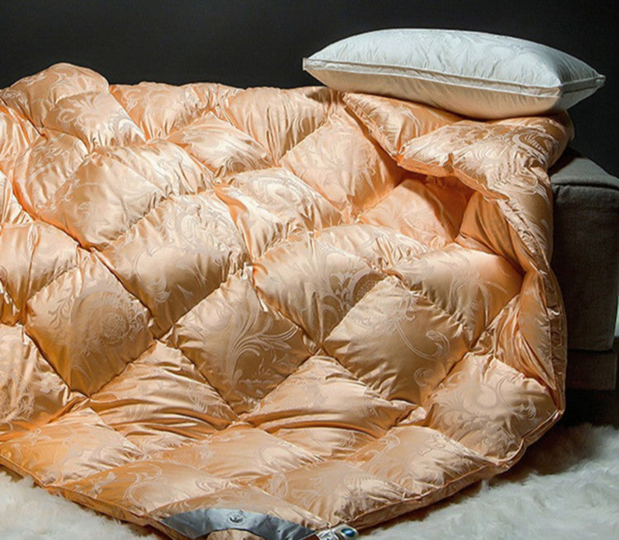 Italy Import Silk Duvet 95 White Goose down Quilt Winter Quilt Thickened Heattech Mute Floor Heating Air-Conditioning Quilt Julia M LifeStyles