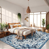 Vintage Bohemian Easy Care Foldable Door Bathroom Floor Mat