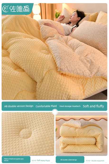 Quilt Thickened Heattech Adult Integrated Winter Quilt Spring and Autumn Duvet Insert All Year Round Neutral Machine Washable Julia M LifeStyles