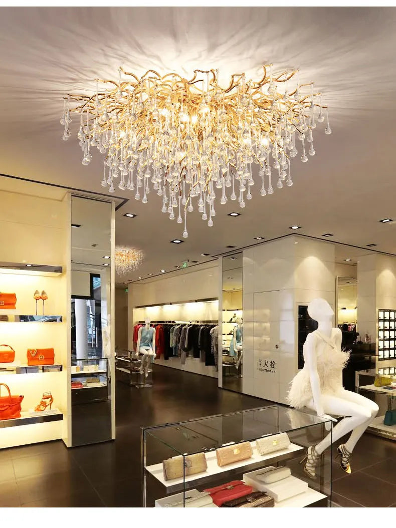 The Aurelia Crystal Cascade™ Chandelier
