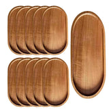 Tableware Solid Wood Food Tray Round Rectangle Dessert Plate Japanese-style Wooden Snack Fruit Tea Saucer Pallet Bread Board Julia M LifeStyles