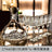Glass Crystal Luxury Red Wine Glass Set Crystal Silk Iceberg Decanter Diamond Wine Glass Julia M Home & Kitchen