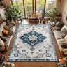 Moroccan Retro Style Bathroom and Living Room Floor Mat