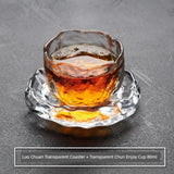 Elegant Frosted Japanese Glass Tea Cup – Single Serve Delight Julia M Home & Kitchen