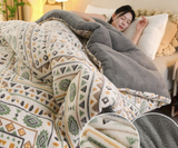 Luxurious Cashmere Coral Fleece Quilt for Ultimate Comfort Julia M LifeStyles