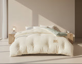 Antarctic People Luxe Winter Lambskin Quilt - Thickened Milk Fiber Duvet for Ultimate Comfort Julia M Home & Kitchen