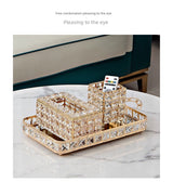 Light Luxury Style Crystal Tissue Box